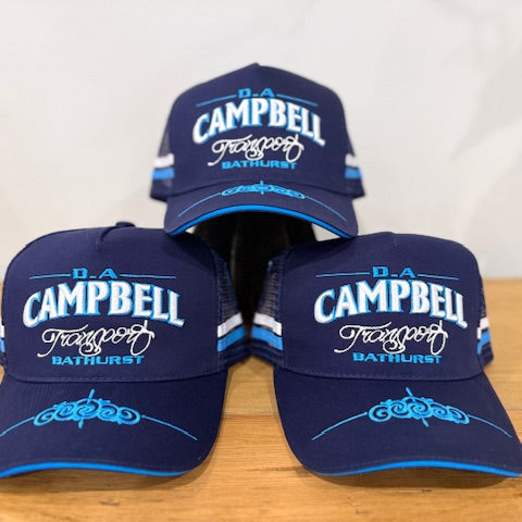 Campbells Trucker Cap - Blue & White
