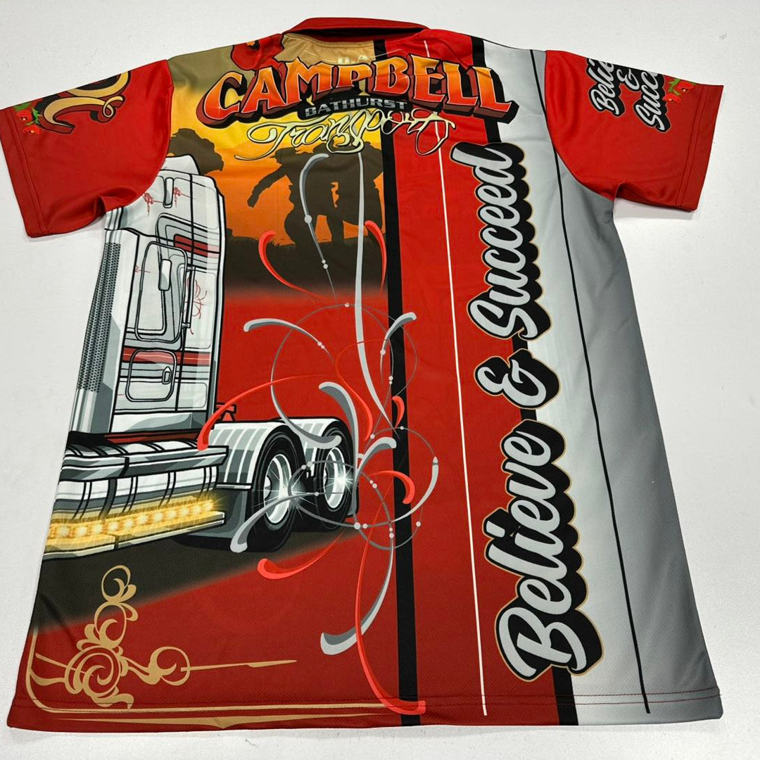 Believe & Succeed Fishing Shirt (Short Sleeve)
