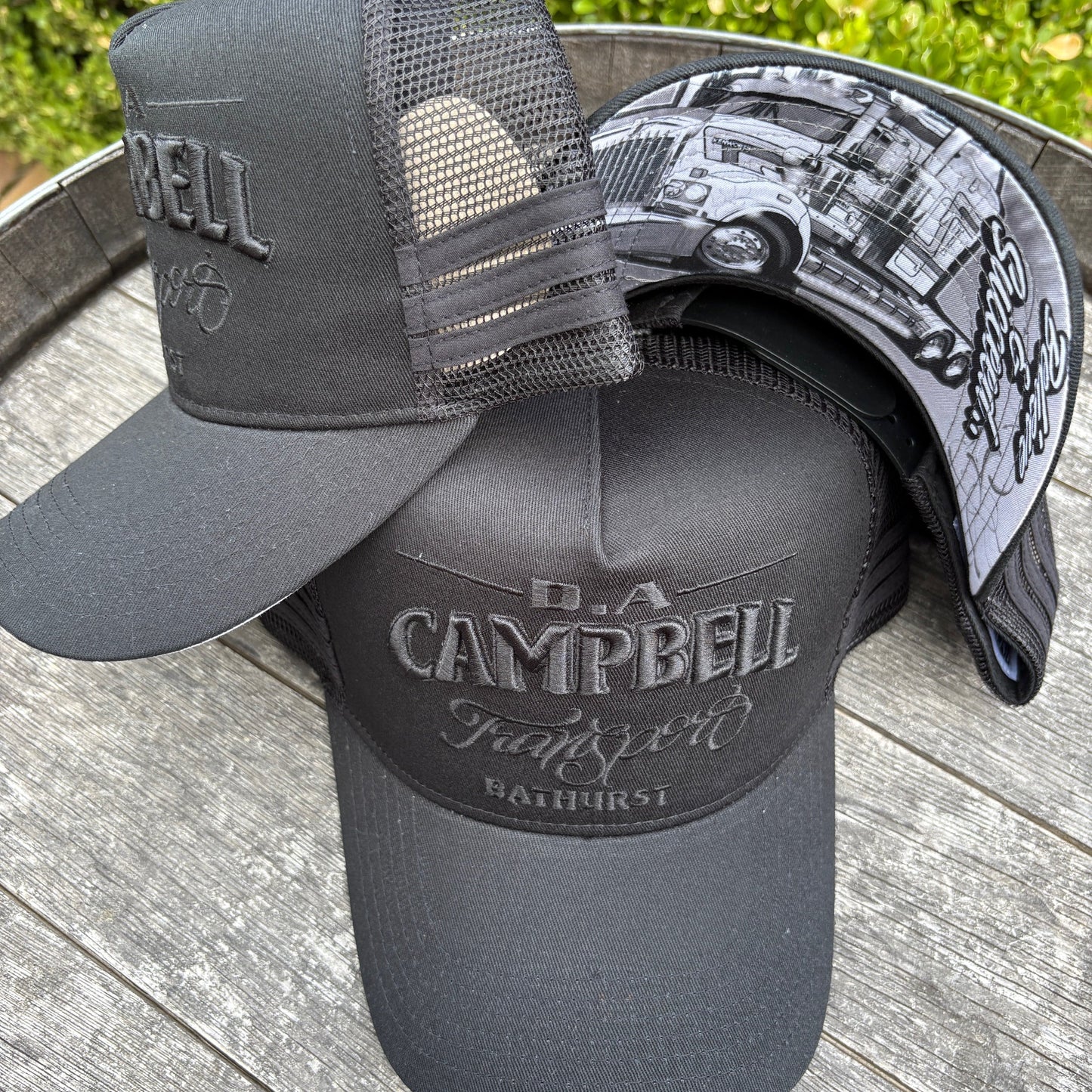 Campbell's Trucker Cap - Matte Black