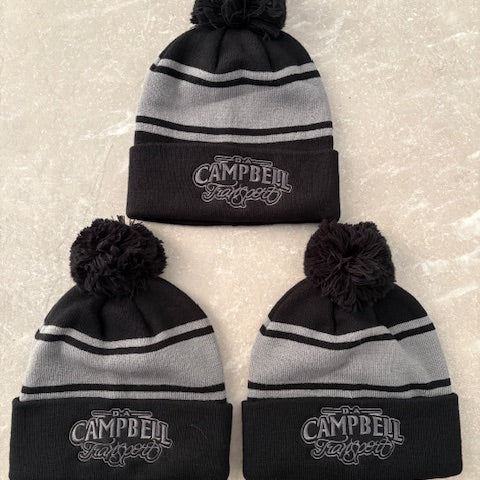 Campbell Beanie - Black Grey