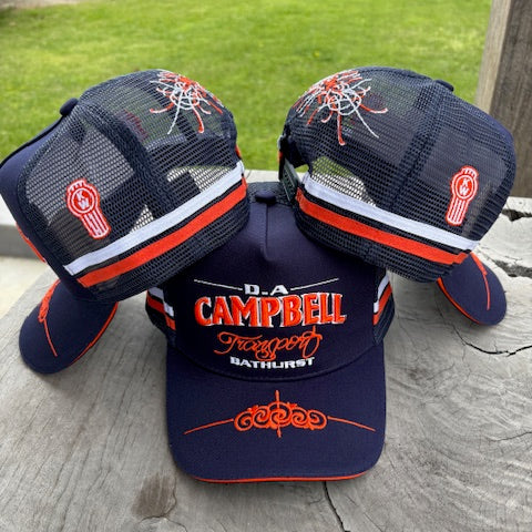 Campbell's Trucker Cap - Orange / Navy