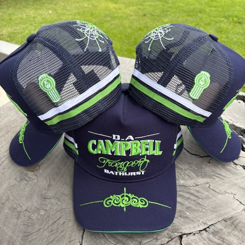 Campbell's Trucker Cap - Lime Green / Navy