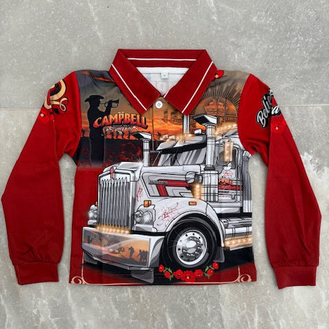 Kids Believe & Succeed Fishing Shirts