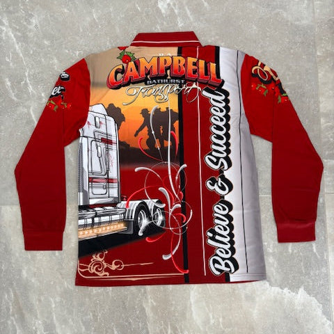 Believe & Succeed Fishing Shirt (Long Sleeve)