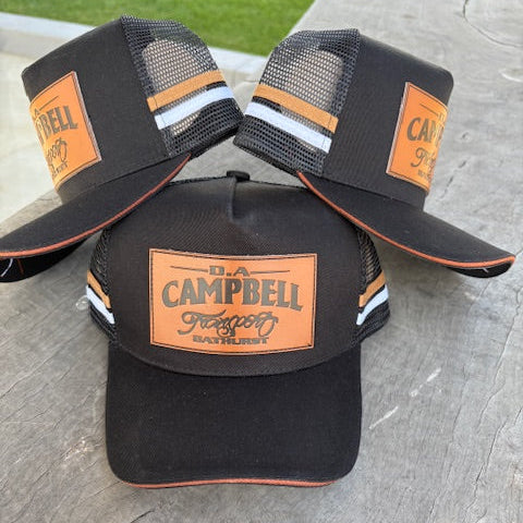 Campbell's Trucker Cap - Leather Detail