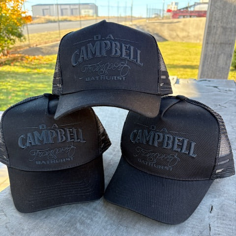 Campbell's Trucker Cap - Matte Black