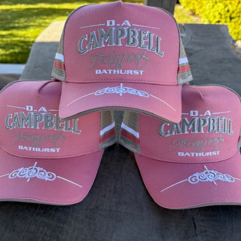 Campbell's Trucker Cap - Pink & Taupe