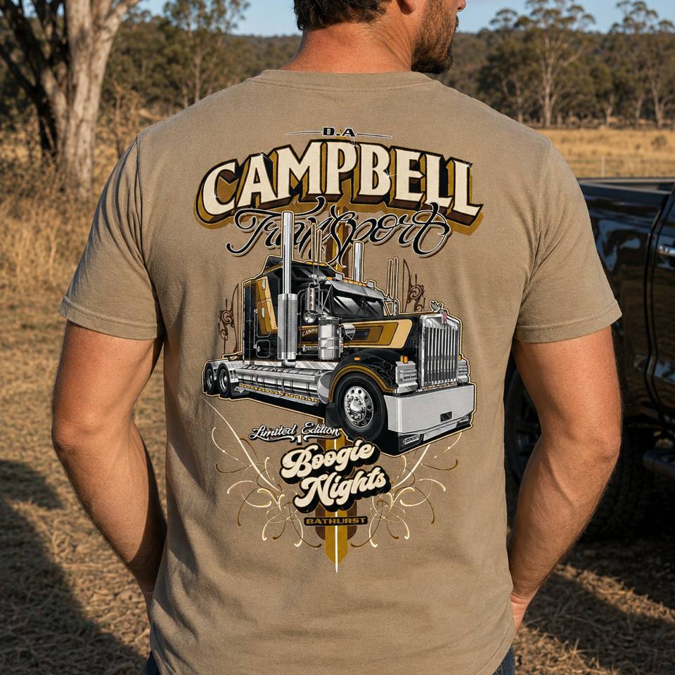 Boogie Nights Tee - Caramel