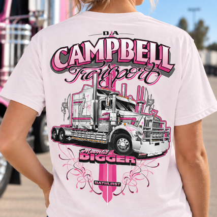 Moonlit Digger - Pink on Orchid Tee