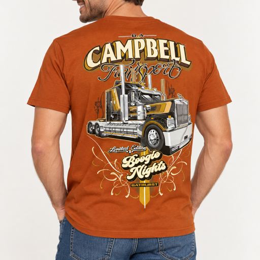 Boogie Nights on Copper Tee