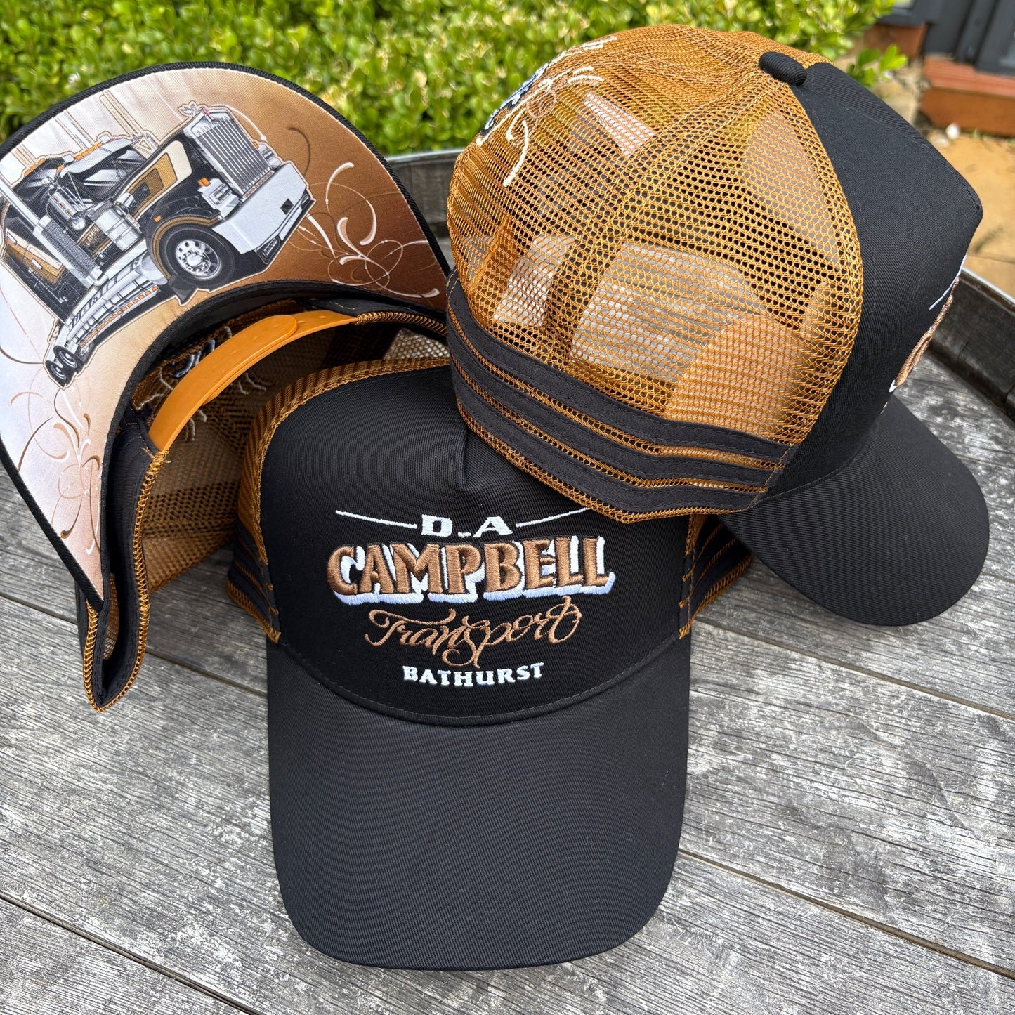 Campbells Trucker Cap - Rust