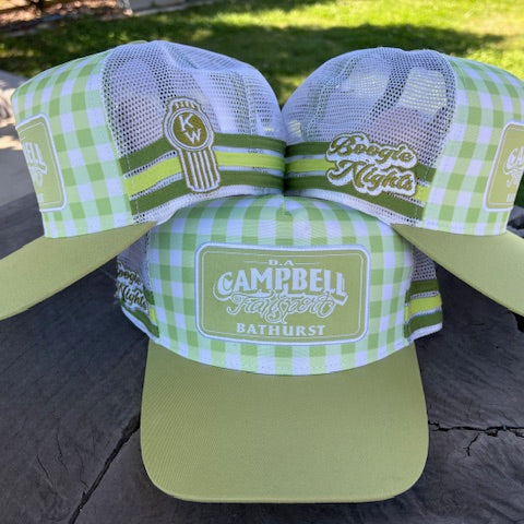 Campbell's Trucker Cap - Green Gingham