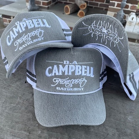 Campbell's Trucker Cap - Grey & White