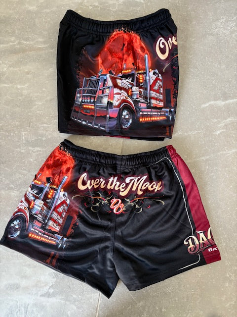 Over the Moon Football Shorts