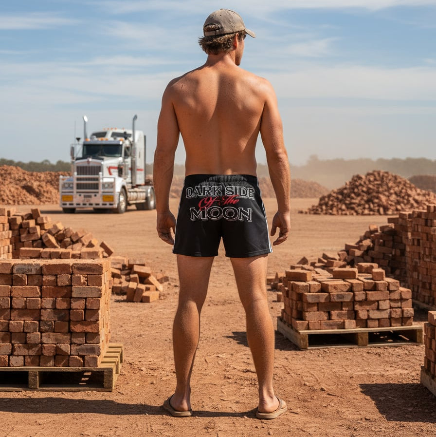 Dark Side of the Moon (Pilliga Princess) Footy Shorts