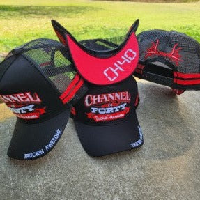 Channel Forty Trucker Cap - Red